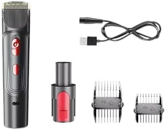 FRJOKPVIM Vakuum-Hundesalon-Set, Elektrorasierer, Haarschneidemaschine for Hunde Und Katzen, Haarschneideaufsatz, Kompatibel Mit Dyson, V10, V11, V12, V15 B98A