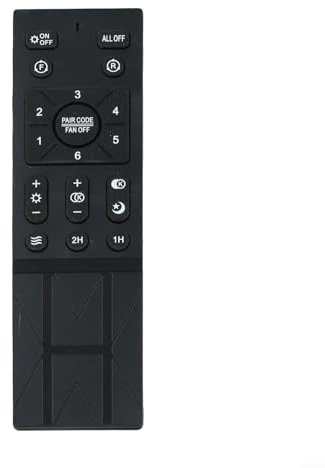 Ceiling Fan Light Remote Controller with 24V Output, 6 Speeds, and Pairing Function for Hongyun Fans(A)