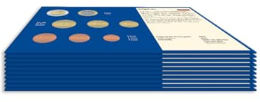 Prophila Collection 10 Münz-Tabletts Bulgarien (Vordrucke auf Pappe, Keine echten Münzen enthalten)