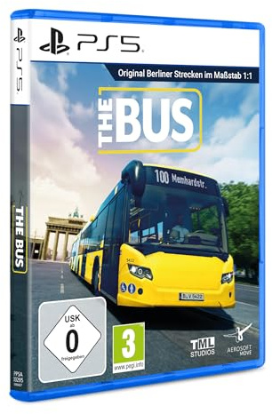 Aerosoft The Bus – Bus Simulator PS5 | Realistische Verkehrssimulation mit Berliner Streckennetz, verschiedenen Bussen & Karriere-Modus