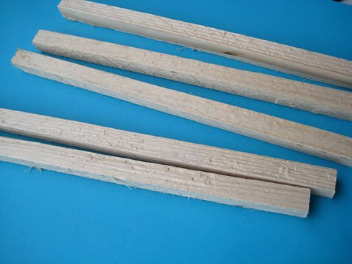 menta-modellbau Holzbalken für den Krippenbau, 15 Stück