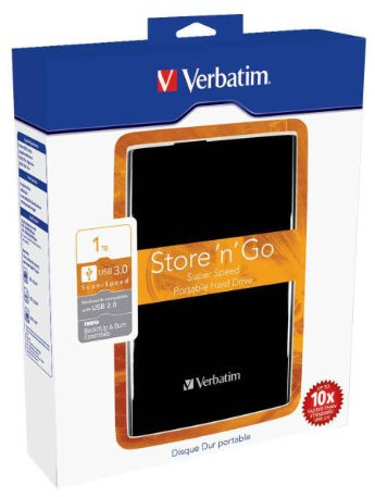 Verbatim 53018 Disco Duro Externo 2.5 1Tb Negro Usb 3.0