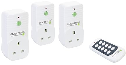 4 Pack of Remote Controlled Sockets Easy, Convenient, and Energy-Saving - White