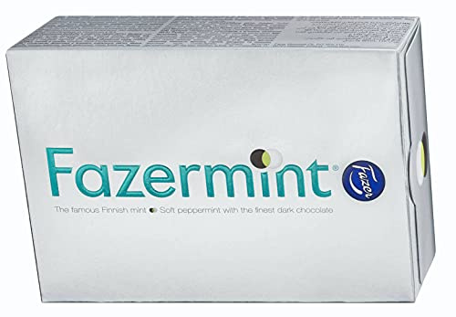 Fazer Fazermint Schokolade - Schoko-Pralinen gefüllt mit Minz Creme (150 g Box)