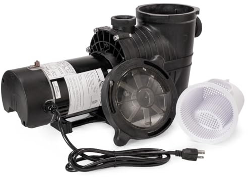 XtremepowerUS Pompa per piscina interna a 2 velocità da 1 HP