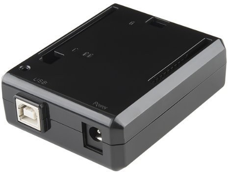 Arduino Uno Enclosure - Black Plastic