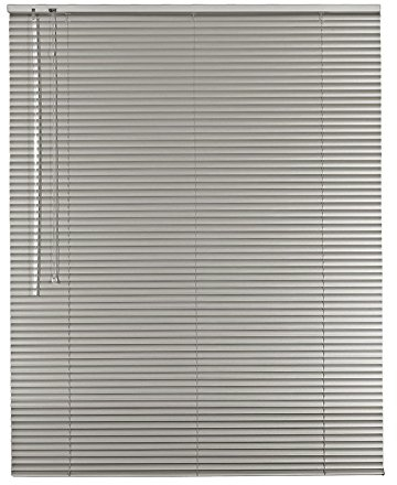 Original Easy-Shadow Aluminium Jalousie Jalousette Breite 230 x 180 cm Höhe in Farbe grau - Bedienseite links - Fensterjalousie Jalousien Alu-Jalousien Alu-Jalousetten Fenster Rollo Lamellenbreite 25 mm Lamellen / Maßanfertigung