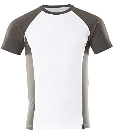 Mascot T-shirt Potsdam, 1 Stück, L, weiß/dunkelanthrazit, 50567-959-0618-L