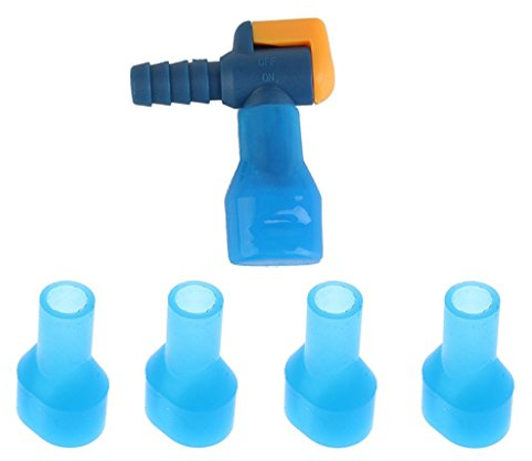 SGerste Ugello di aspirazione della vescica dell'acqua di idratazione con 4 bocchini in silicone per zaino universale serbatoio d'acqua borsa di stoccaggio