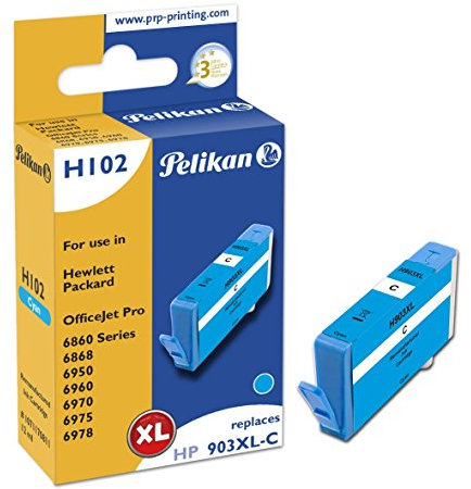 Pelikan H102 Cyan Remanufactured Tintenpatronen Pack of 1