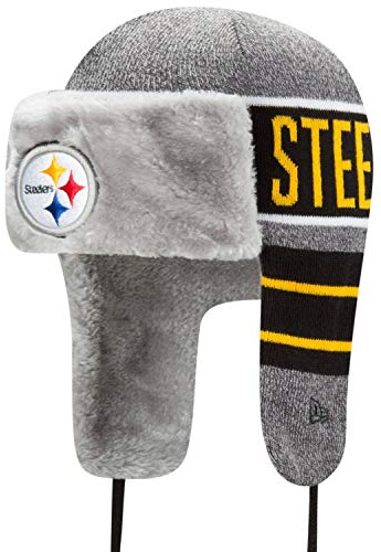 New Era Wintermütze Frosty Trapper - Pittsburgh Steelers
