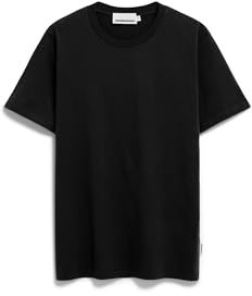 ARMEDANGELS Herren Regular T-Shirt aus Bio-Baumwolle JAAMES Regular Fit Black M