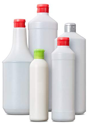 atFoliX HD-PE Flasche mit Dosierverschluss - 250 ml bis 1000 ml auswählbar - ideal für Reinigungsmittel, Alkohol, Wasser