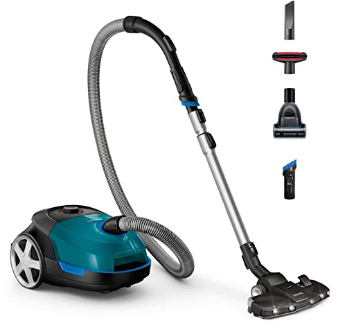 Philips Performer Aspiradora Activa Con Bolsa - Motor De 900 W, 99,9% De Recogida De Polvo, Cámara De 4 L, Boquilla LED TriActive+ (FC8580/09)