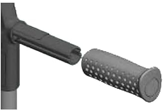 Gima - Weicher beidhändiger Griff für kanadische orthopädische Krücken Code 43123 und 43124, 1 Stück