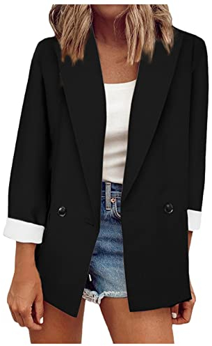 QHDDP Fell Jacken FüR Damen Hundeweste Pjs Jacke Damen KostüM Laden Steppjacke Damen Blau Herbst Jacken Damen Fuchs Schmitt Daunenmantel Longjacke Damen FrüHjahr Weste Dunkelblau Damen(4-Schwarz,XL)