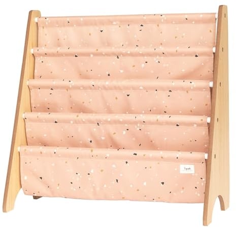 3 Sprouts - Porta Libri per Bambini – Libreria Montessoriana per Cameretta - Terrazzo Argilla