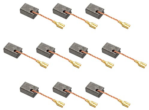 QUARKZMAN 14mm x 9mm x 6mm Reemplazo Carbón Cepillo 10uds Motor Carbón Cepillo para Potencia Herramienta, Eléctrica Herramientas