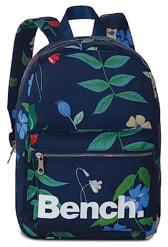 Fabrizio Bench kleiner Damen Rucksack Frauen Daypack Backpack 64158, Farbe:Dunkelblau/Bunt