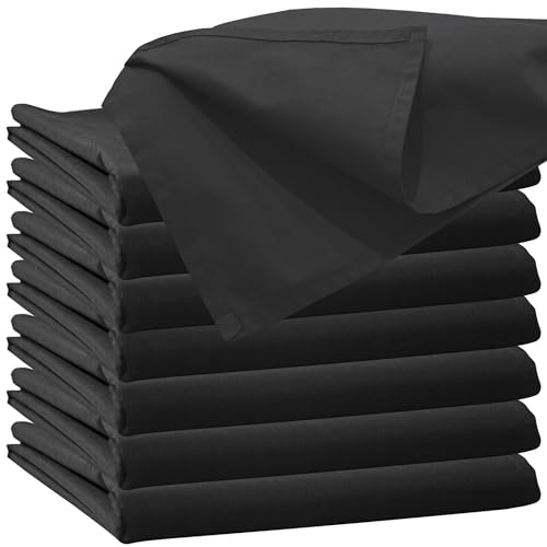 Glatte Bettlaken ohne Gummizug Bettlaken 200 x 200 cm Schwarz Uni Baumwolle Einfache Klassische Hotel Bettücher ohne Spanngummi Laken Leintuch Haushaltstuch Doppelbett Singles Einzelbett
