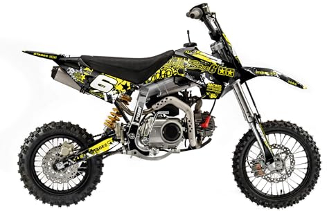 Dekor Kit Pitbike YCF Pilot Stage6 gelb/schwarz