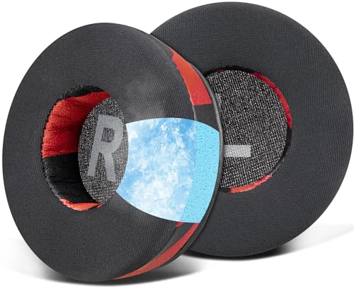 SOULWIT Kühlgel Ersatzpolster Ersatz Ohrpolster für Logitech H390 H600 H609 H760 kabellose Kopfhörer, Polster mit Geräuschisolierungsschaum, Zusätzliche Dicke