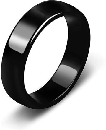 Generic Bague intelligente NFC pour Tesla - Accessoire pour Tesla - Modèle 3/Y/S - Déverrouillage de porte - Bague de démarrage universelle pour homme et femme, Noir , US#12