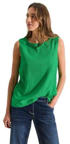 CECIL Damen B344834 Struktur Blusentop, Fresh Apple Green, X-Large