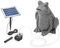 esotec 101668 Kit gargouille solaire, grenouille assise, pompe solaire, statue de jardin, pompe submersible, fontaine de jardin, fontaine extérieure, abreuvoir pour oiseaux, hauteur 30 cm