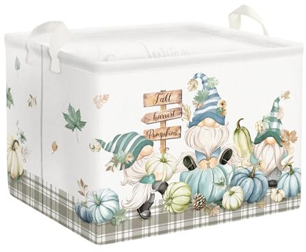 Clastyle 36L Groß Zwerg Lkw Ernte Blau Kinder Aufbewahrungskorb mit Henkel Rechteckig Spielzeug Kleidung Aufbewahrungsbox für Kinderzimmer Bad