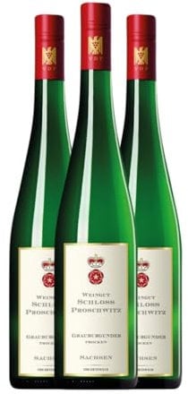 Schloss Proschwitz Grauburgunder Trocken 75 cl Weißwein (Karton mit 3 Flaschen von 75 cl)