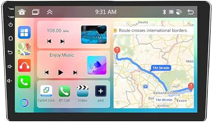 Android 13 Autoradio 2 Din 9 Pollici Car Radio per Opel Astra H 2004-2014 con CarPlay/Android Auto/WIFI/Radio FM/GPS/Bluetooth/SWC/USB+ Telecamera di Backup(A(1G+32G))