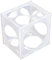 Plastic Balloon Sizer Box Cube,2-10 inch Balloon Size Measurement Tool for Balloon Decoration, Birthday Wedding, Party