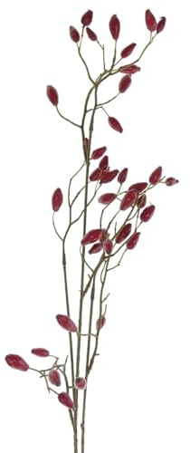 Gasper Hagebuttenzweig Rot 92 cm - Kunstpflanzen