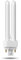 TobeBright 18W Gx24Q-2 4 Pin Compact Fluorescent Lamp, Warm White 3000K 2U Double Turn Tube Energy Saving Bulb 240V CFL Lamp Non-dimmable for Kitchen, Bedroom, Bathroom, Corridor (1-Pack)