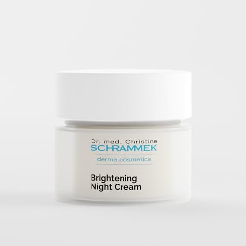 Brightening Night Cream (1.7 fl oz) – Evening Care for Pigmentation & Uneven Skin Tone – With Vitamin C, Niacinamide & Hexylresorcinol – Calms, Moisturizes & Regenerates – Dr. Schrammek