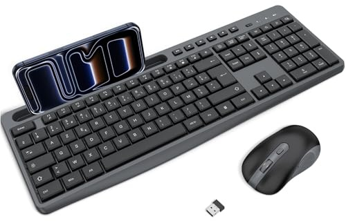 OMOTON Tastiera mouse senza fili