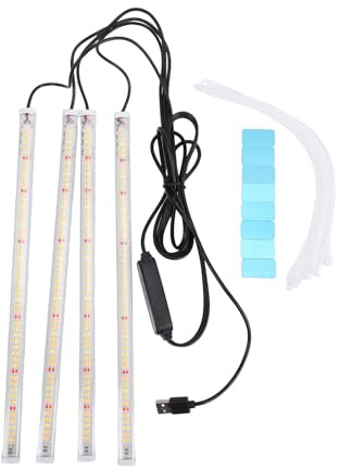 Fdit LED-Pflanzenwachstumslampe, Hängeleuchte, Dimmbar, für Sukkulenten, Hydrokultur-Gewächshaus
