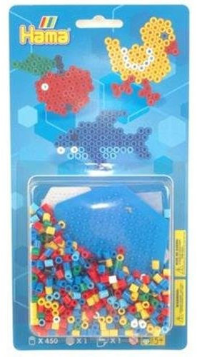 Hama Perlen – Ente, Delfin und Apfel Set (Midi Beads)