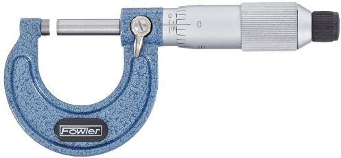 Fowler complète Garantie extérieur pouce Micromètre, 52–253–001–1, friction Stop Dé à Coudre, 0-1, 1