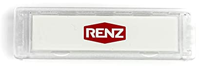 RENZ Namensschild 92 glasklar 75x22mm RENZ Nummer 97-9-82016