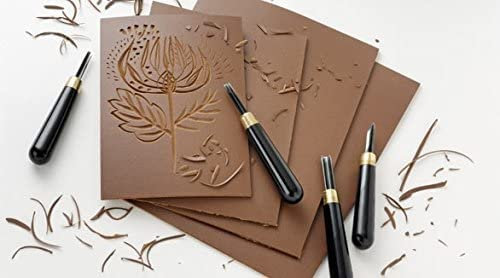 IlFoglio - Plaque en linoléum pour gravure, 30 x 40 cm x 2 mm