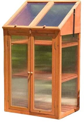 Kingfisher GHWOOD Wooden Greenhouse, Transparent, One Size