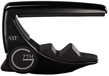 G7th 6635813 Performance 3 Capo mit ART (Steel String Satin Black), 63 g/2,2 Unzen. Unauffällig und nicht aufdringlich