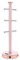 Tower T826132PNK Cavaletto Mug Tree with Stainless Steel Stoppers, Soft Underliner, Marshmallow Pink and Rose Gold
