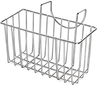 TOP-MAX Soporte para esponja de cocina de acero inoxidable, organizador para fregadero,cesta para colgar jabón, escurridor líquido para lavaplatos,escurridor de líquido para almacenar esponja y jabón