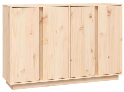 vidaXL Sideboard Schrank Anrichte Beistellschrank Kommode Mehrzweckschrank Standschrank Wohnzimmerschrank 120x35x80cm Massivholz Kiefer