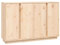 vidaXL Sideboard Schrank Anrichte Beistellschrank Kommode Mehrzweckschrank Standschrank Wohnzimmerschrank 120x35x80cm Massivholz Kiefer