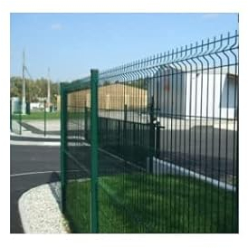 ITALFROM Panneau de clôture modulaire annulé en treillis métallique soudé moyen vert 200 x 62 cm