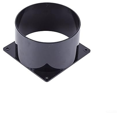 Kanalverbinder Flansch, 75mm ABS Wandflansch Verbinder für Lüftungsrohr Luftkanal Anschluss Heizung Kühlung Lüftungssystem